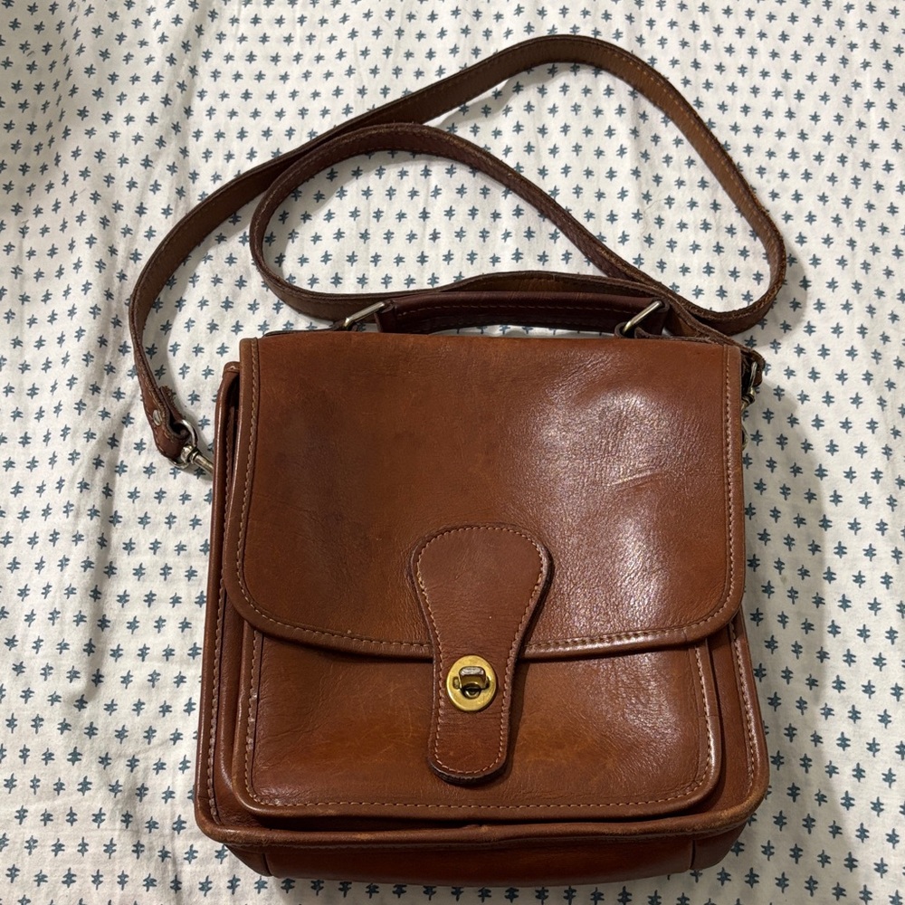 Brown Leather Crossbody Bag